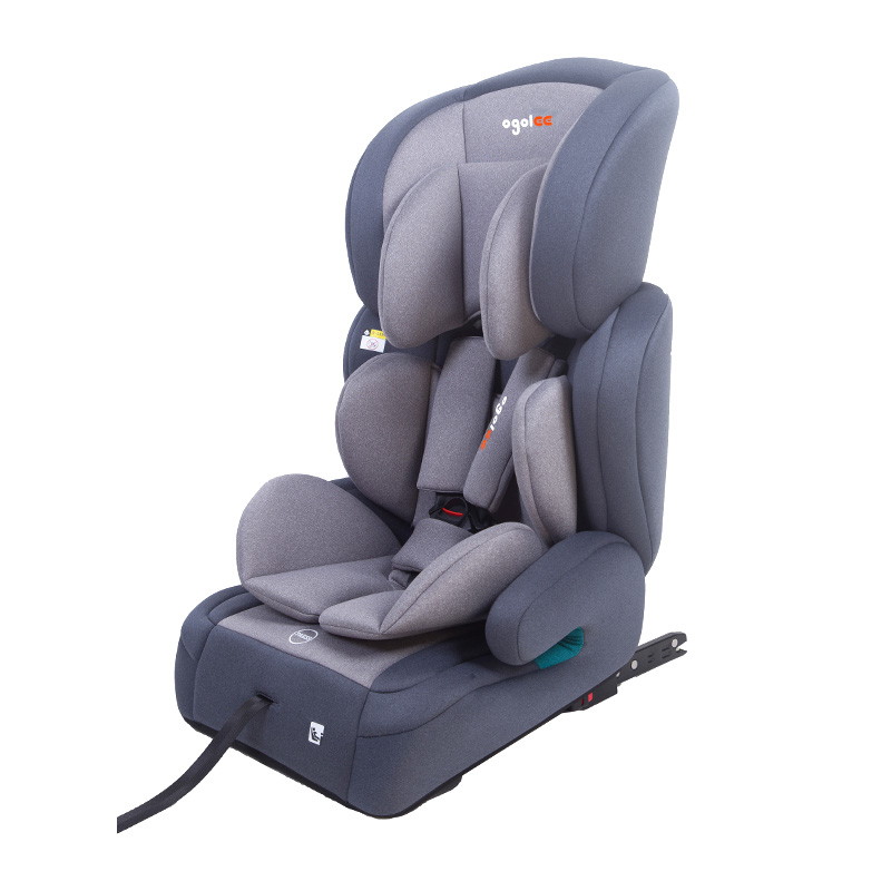 OG301A Isofix OEM confiable con almohada protectora de respaldo alto para seguridad de asiento de automóvil para niños de 76-150 cm para bebés