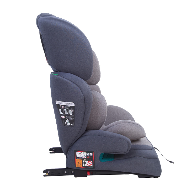 OG301A Isofix OEM confiable con almohada protectora de respaldo alto para seguridad de asiento de automóvil para niños de 76-150 cm para bebés