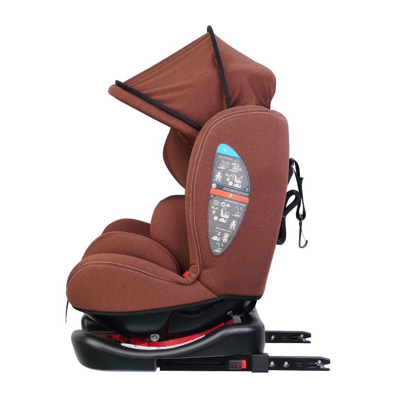 ZK701A Silla de seguridad infantil Isofix 360 grados Grupo 0123 ECE R4404 para 0-36 kg 0-12 años