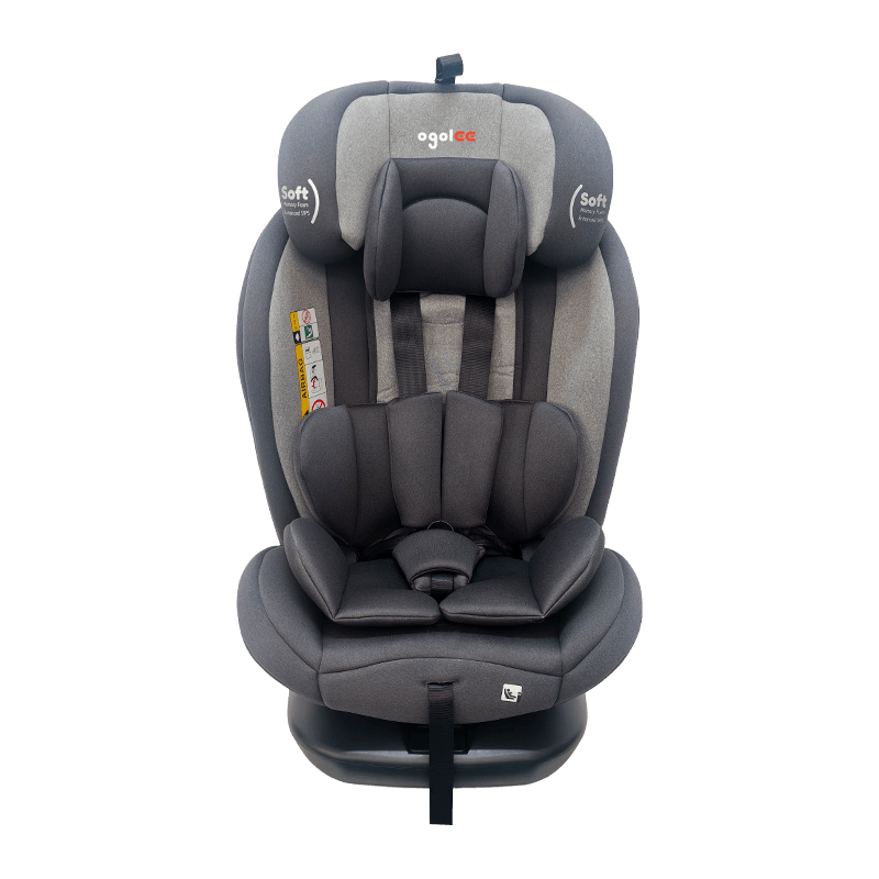 OG801A ECE R129 asiento de automóvil de bebé ISIZE 40-150cm ISOFIX SEGUROS DE SEGURIDAD CABÍA 360 grados Rotar una gran reclinación para niños