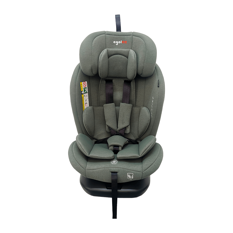 OG801A ECE R129 asiento de automóvil de bebé ISIZE 40-150cm ISOFIX SEGUROS DE SEGURIDAD CABÍA 360 grados Rotar una gran reclinación para niños
