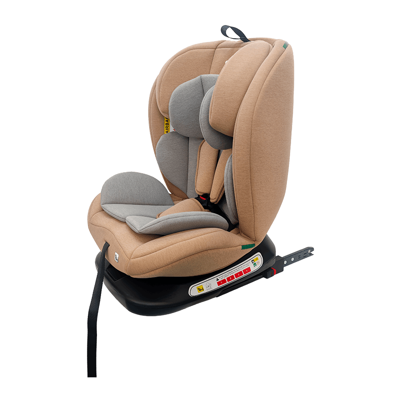 OG801A ECE R129 asiento de automóvil de bebé ISIZE 40-150cm ISOFIX SEGUROS DE SEGURIDAD CABÍA 360 grados Rotar una gran reclinación para niños